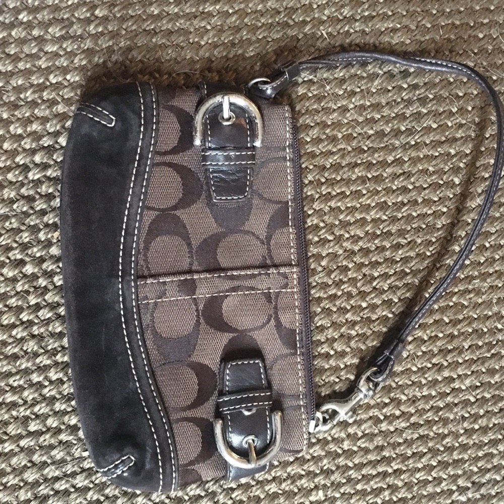 Brown wristlet
